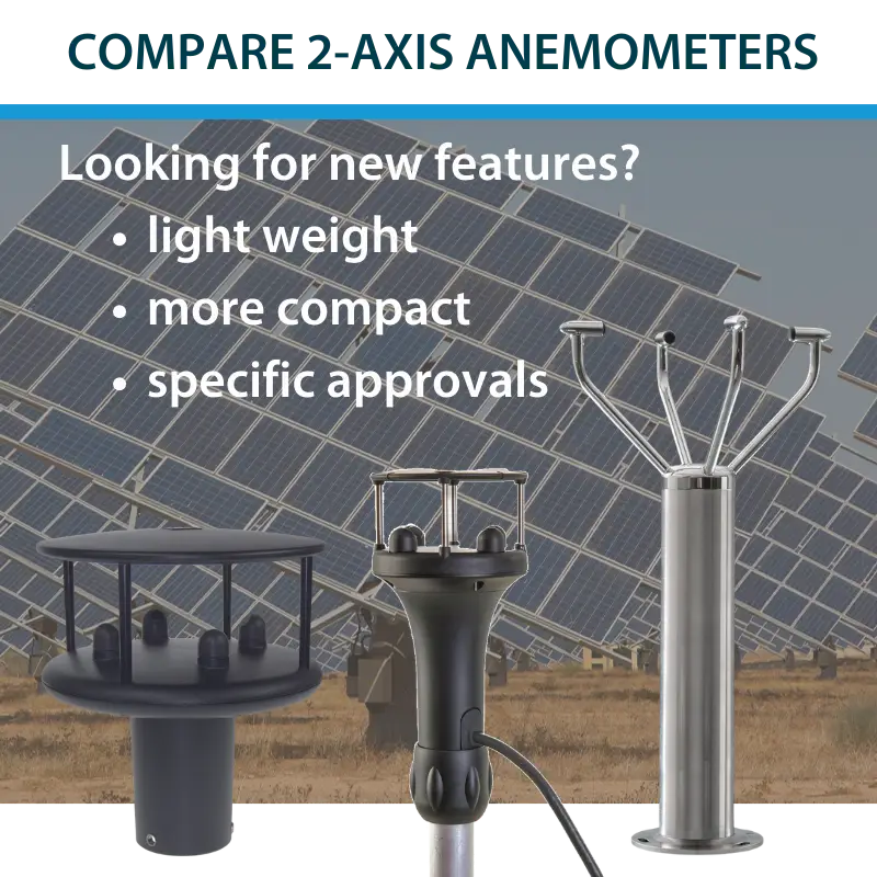 Compare 2 axis weather stations