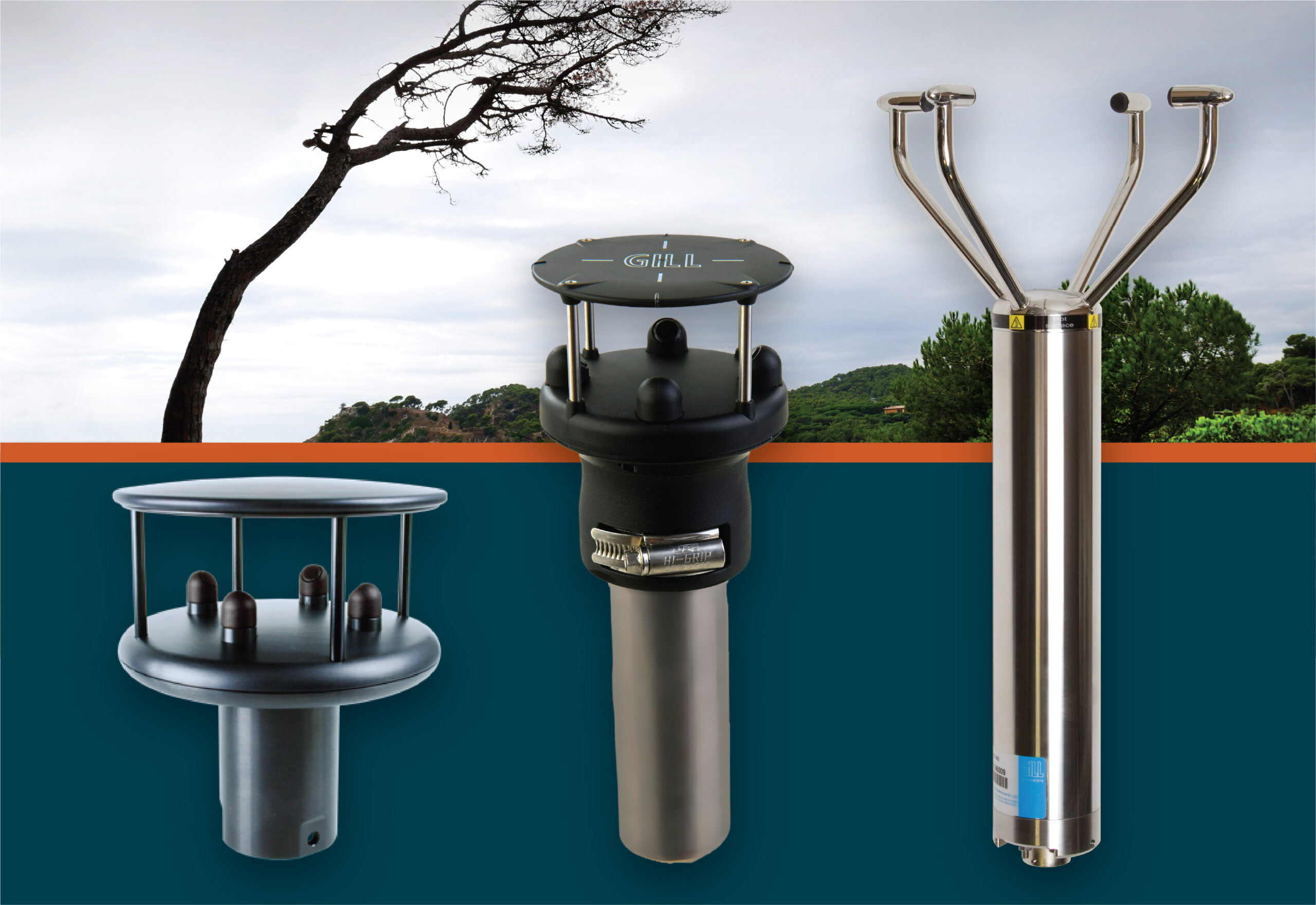 Gill WindSonic and WindObserver 2-axis ultrasonic anemometers